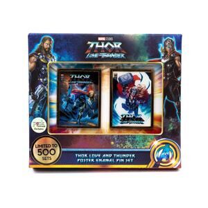 Marvel Thor: Love and Thunder poster pin set LE 500